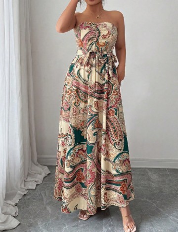 Rochie lunga SHEIN CURVE, mix culori