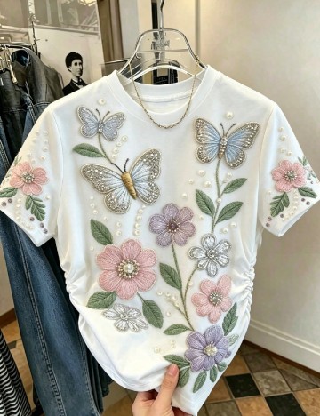 Tricou SHEIN, alb