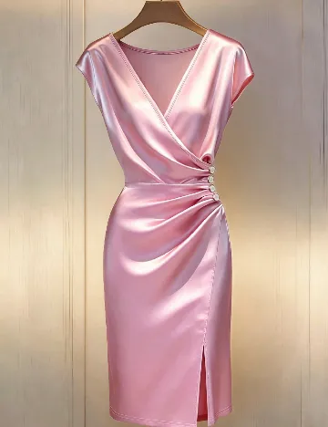 Rochie scurta SHEIN, roz