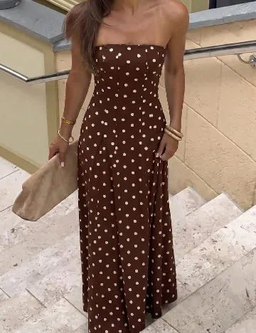 Rochie lunga SHEIN, maro
