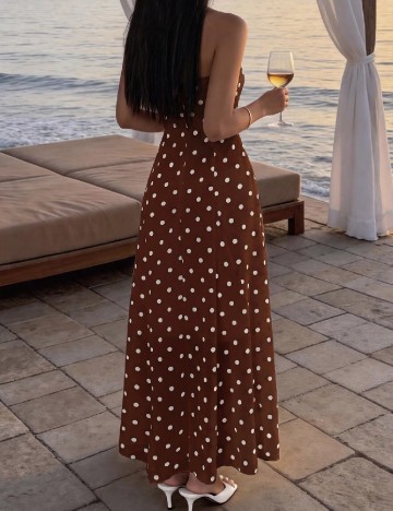 Rochie lunga SHEIN, maro
