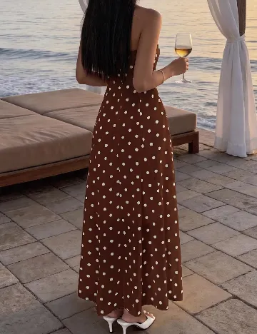 Rochie lunga SHEIN, maro