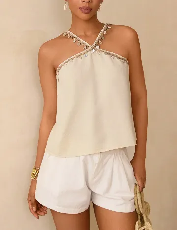 Top SHEIN, crem