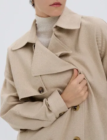 Trench SHEIN, crem