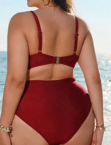 Costum de baie SHEIN CURVE, rosu