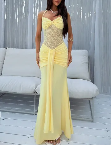 Rochie lunga SHEIN, galben