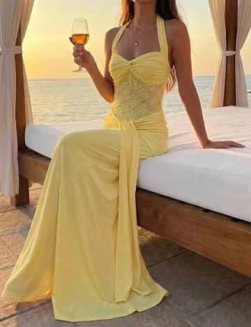 Rochie lunga SHEIN, galben