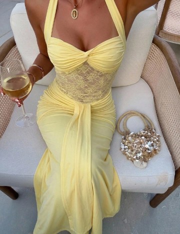 Rochie lunga SHEIN, galben