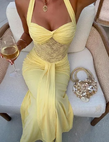 Rochie lunga SHEIN, galben