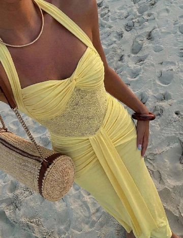 Rochie lunga SHEIN, galben