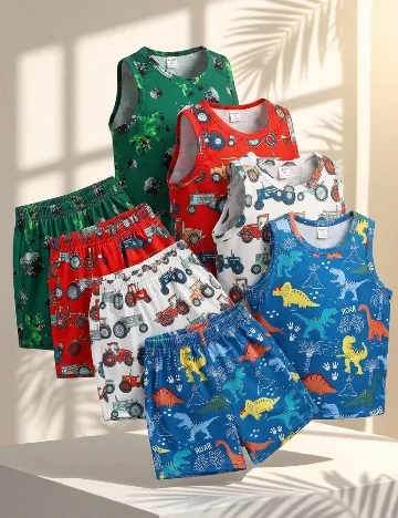 Set compleuri Shein Kids, mix culori