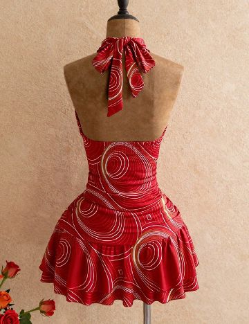 Rochie scurta SHEIN, rosu