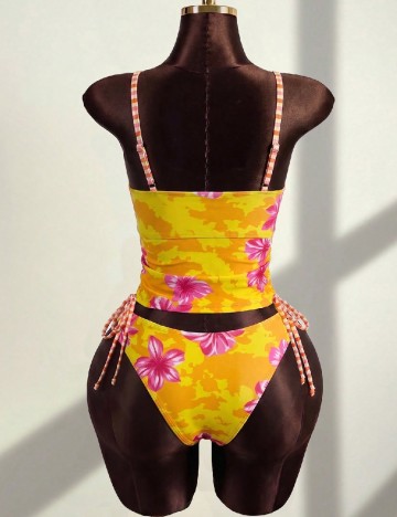 Costum de baie SHEIN, galben