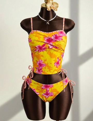 Costum de baie SHEIN, galben