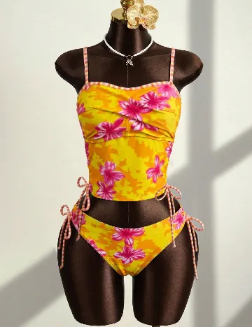 Costum de baie SHEIN, galben