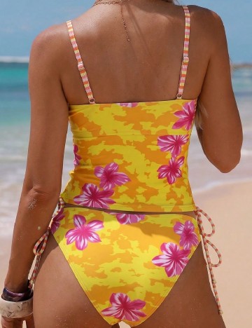 Costum de baie SHEIN, galben