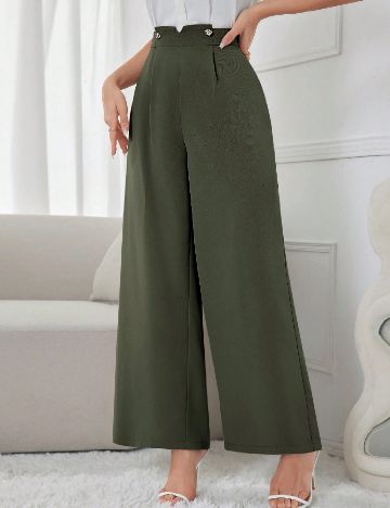 Pantaloni SHEIN, verde