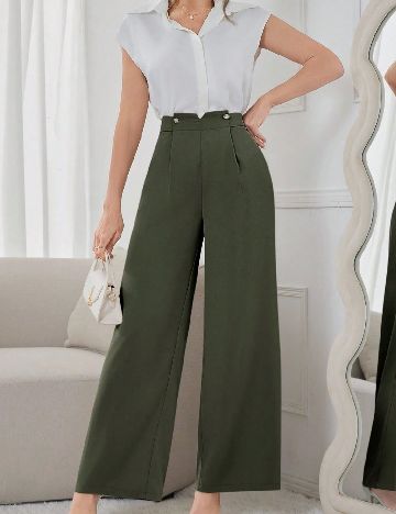 Pantaloni SHEIN, verde