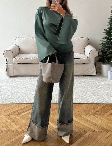 Bluza SHEIN, verde