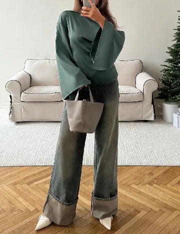 Bluza SHEIN, verde