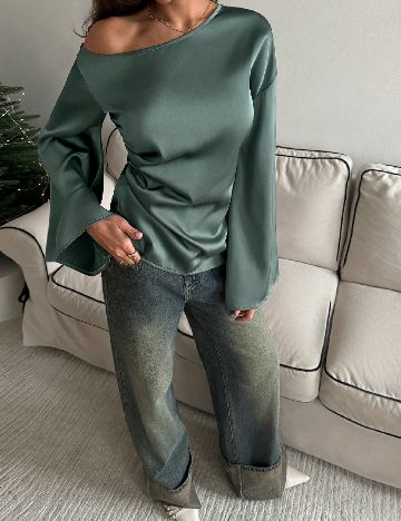 Bluza SHEIN, verde