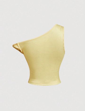 Top SHEIN, galben