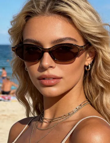 Ochelari de soare SHEIN, maro