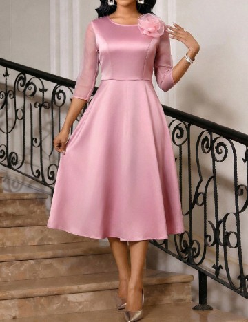 Rochie medie SHEIN, roz