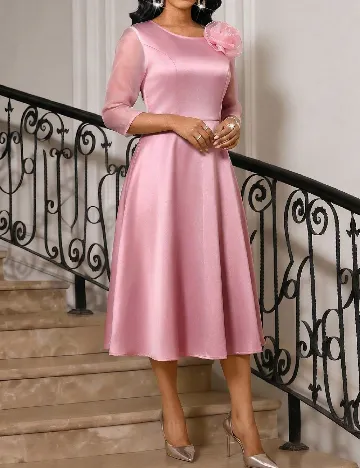 Rochie medie SHEIN, roz