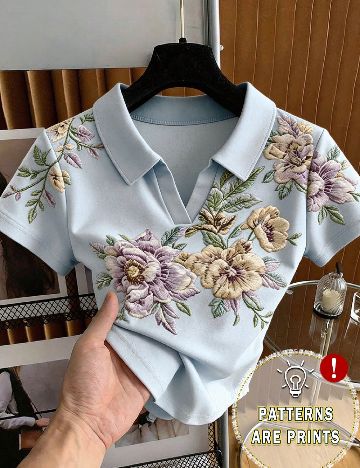 Tricou SHEIN, bleu