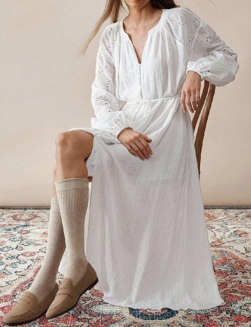 Rochie lunga SHEIN, alb