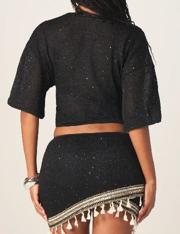 Top Missguided, negru