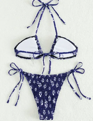 Costum de baie SHEIN, albastru