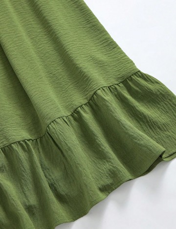 Rochie medie SHEIN CURVE, verde