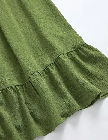 Rochie medie SHEIN CURVE, verde