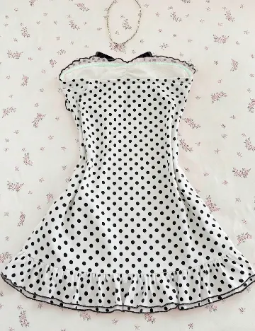 Rochie scurta SHEIN, alb/negru