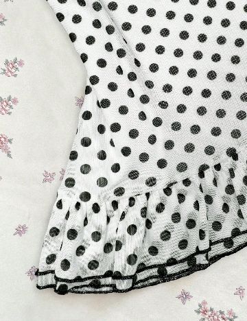 Rochie scurta SHEIN, alb/negru
