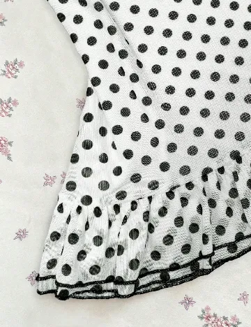 Rochie scurta SHEIN, alb/negru