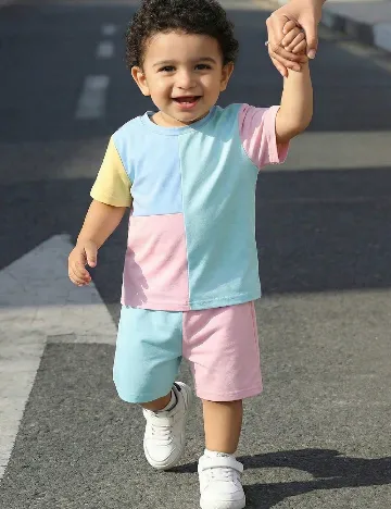 Compleu Shein Kids, mix culori