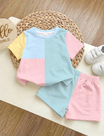 Compleu Shein Kids, mix culori