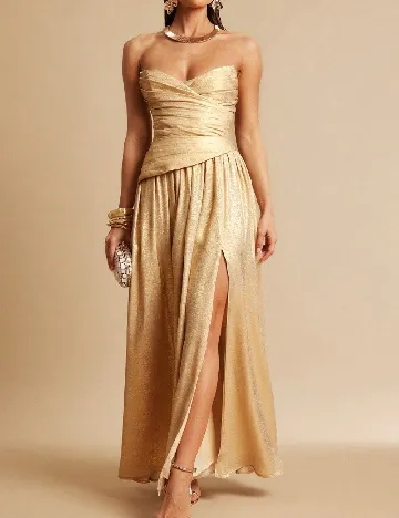 Rochie lunga SHEIN, auriu