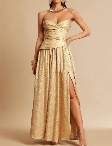Rochie lunga SHEIN, auriu