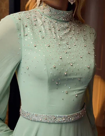 Rochie lunga MOTF, verde