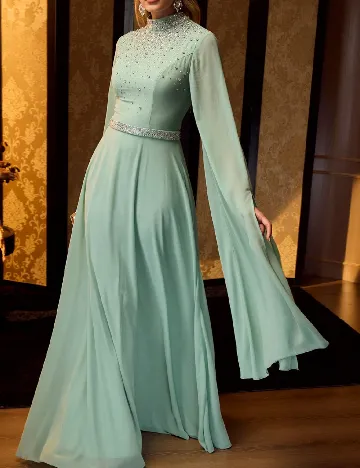 Rochie lunga MOTF, verde