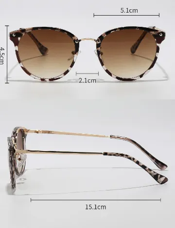 Ochelari de soare SHEIN, maro