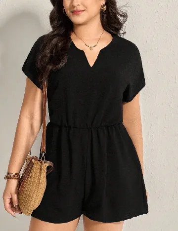 Salopeta SHEIN CURVE, negru