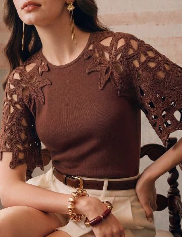 Bluza SHEIN, maro