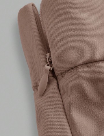 Pantaloni SHEIN CURVE, maro deschis