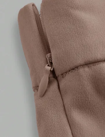 Pantaloni SHEIN CURVE, maro deschis