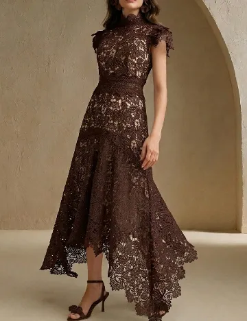 Rochie lunga Anewsta, maro